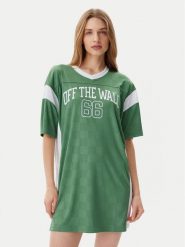 Vans Sukienka codzienna Sixty Sixers VN000MN2 Zielony Loose Fit. Zielone sukienki damskie Vans, na co dzień, xs, bez wzorów, z syntetyku, bez kołnierzyka, bez ramiączek, proste. Za 219.99 zł.