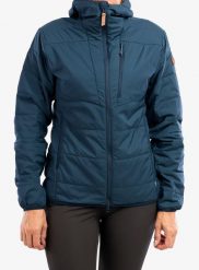Kurtka ocieplana damska Fjallraven Keb Padded Hoodie. Niebieskie kurtki damskie Fjällräven, xs, bez wzorów, z puchu, bez kaptura. Za 944.89 zł.