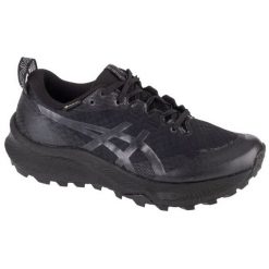 Buty do biegania Asics Gel-Trabuco 12 Gtx 1012B607-002 czarne. Czarne obuwie sportowe damskie bez wzorów, z gumy, do biegania. Za 913.40 zł.