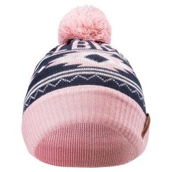 Damska Czapka Zimowa Z Ogonem. Czerwone czapki i kapelusze damskie ELBRUS, na zimę, bez wzorów, sportowe. Za 43.99 zł.