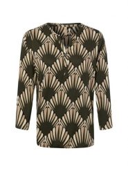 Soyaconcept® Koszulka z długim rękawem Kobiety Bawełna czerwony|zielony, S. Czerwone t-shirty damskie s, bez wzorów, z bawełny, bez kołnierzyka. Za 179.95 zł.