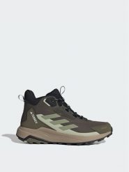 Adidas Trekkingi Terrex Anylander Mid Rain.Rdy Hiking Shoes JR6594 Brązowy. Brązowe trekkingi męskie Adidas, trekkingowe. Za 438.99 zł.