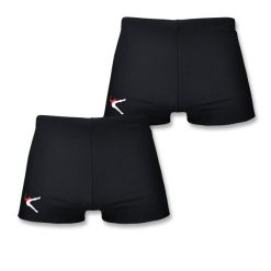 Strój kąpielowy DOIR PLAY pakiet 2 szt. Czarne kąpielówki męskie ELPLAYER, m, bez wzorów, z elastanu, na fitness i siłownię. Za 86.00 zł.