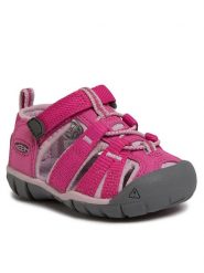 Keen Sandały Seacamp II Cnx 1022940 Różowy. Czerwone sandały dziewczęce Keen, z materiału, bez zapięcia. Za 129.99 zł.