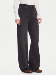 Lee Jeansy Stella 112363522 Czarny Wide Leg. Czarne jeansy damskie Lee. Za 359.99 zł.
