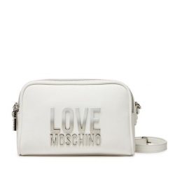 Torebka LOVE MOSCHINO. Białe listonoszki damskie Love Moschino, bez wzorów, bez dodatków. Za 519.99 zł.