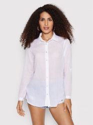 Banana Moon Koszula Gary Adilson HPP10 Biały Regular Fit. Białe koszule damskie Banana Moon, l, bez wzorów, z syntetyku, bez kołnierzyka, bez ramiączek. Za 379.99 zł.