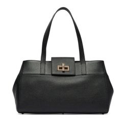 Torebka Furla. Czarne torebki do ręki damskie Furla, bez wzorów, klasyczne, bez dodatków. Za 1,709.00 zł.