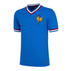 Francja 1971 - Retro koszulka piłkarska - Niebieska – COPA Football. Niebieskie koszulki sportowe męskie COPA FOOTBALL, na jesień, xs, bez wzorów, z bawełny, bez kołnierzyka, bez ramiączek, do piłki nożnej. Za 257.90 zł.