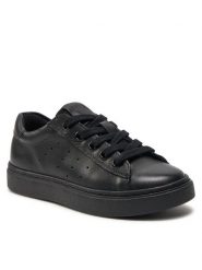 Geox Sneakersy J Nashik Boy J45ECA 08510 C9999 S Czarny. Czarne buty sportowe chłopięce Geox, bez wzorów, ze skóry, bez zapięcia. Za 179.99 zł.