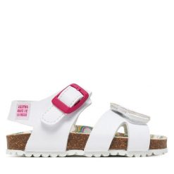 Sandały Agatha Ruiz de la Prada. Białe sandały dziewczęce Agatha Ruiz de la Prada, bez zapięcia. Za 129.99 zł.