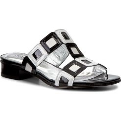 Klapki SAGAN - 1309 Czarno/Biały Lakier. Klapki damskie Sagan. W wyprzedaży za 129.00 zł.