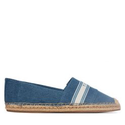 Espadryle Tommy Hilfiger. Niebieskie espadryle damskie Tommy Hilfiger, bez wzorów, bez obcasa, bez zapięcia. Za 289.99 zł.