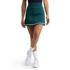 Damskie golfowe spódnico-spodenki z dzianiny Siroko Turnberry Teal. Zielone szorty sportowe damskie SIROKO, m, bez wzorów, z dzianiny, sportowe, na golfa. Za 300.00 zł.
