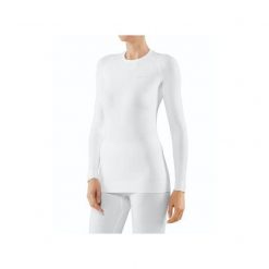 Koszulka z długim rękawem dla kobiet Falke Maximum Warm. Białe t-shirty damskie Falke, m, bez wzorów, z elastanu, bez kołnierzyka. Za 401.55 zł.