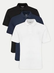 Jack & Jones Komplet 3 koszulek polo Basic 12277753 Kolorowy Slim Fit. Koszulki polo męskie Jack & Jones, m, bez wzorów, z bawełny, bez ramiączek. Za 199.99 zł.