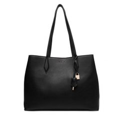 Torebka Aldo. Czarne torebki do ręki damskie Aldo, bez wzorów, bez dodatków. Za 329.99 zł.