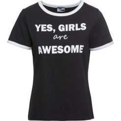 T-shirt bonprix czarno-biały. Bluzki damskie bonprix. Za 29.99 zł.
