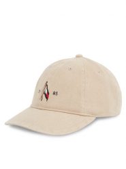 Tommy Hilfiger Czapka z daszkiem Seasonal Flag Wash 6 Panel Cap AM0AM13348 Beżowy. Brązowe rękawiczki męskie Tommy Hilfiger, bez wzorów, z bawełny. Za 139.99 zł.
