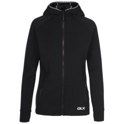 Dlx Anais - Damska bluza z kapturem Dlx w kolorze czarnym. Czarne bluzy damskie DLX, bez wzorów, z kapturem. W wyprzedaży za 203.40 zł.