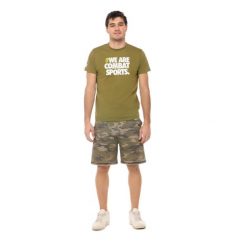 Koszulka z kieszenie na co dzień na siłownię. Zielone koszulki sportowe męskie LEONE 1947 APPAREL, bez wzorów, z bawełny, bez kołnierzyka, bez ramiączek, na fitness i siłownię. W wyprzedaży za 136.83 zł.