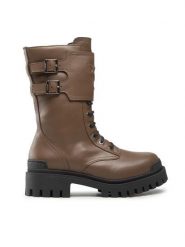Pinko Trapery Cumino Boot 1H2135 A072 Brązowy. Brązowe śniegowce i trapery damskie Pinko, ze skóry. Za 1,749.00 zł.