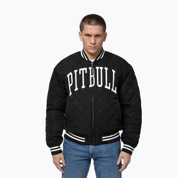 Kurtka męska Pitbull Jupiter Padded Baseball. Czarne kurtki męskie PITBULL, m, bez wzorów, z bawełny. Za 319.99 zł.