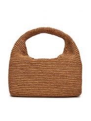 Manebi Torebka Halfmoon Bag V 2.2 DH Brązowy. Brązowe torebki do ręki damskie Manebi, bez wzorów, z materiału, bez dodatków. Za 559.99 zł.