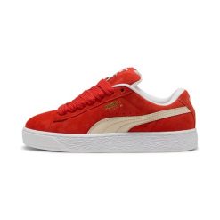Trenerzy Puma Suede XL. Czerwone obuwie sportowe damskie Puma, bez wzorów, trekkingowe, Puma Suede. W wyprzedaży za 325.95 zł.