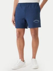 Calvin Klein Jeans Szorty sportowe Collegiate LV04RF275G Granatowy Regular Fit. Niebieskie krótkie spodenki sportowe męskie Calvin Klein Jeans, m, bez wzorów, z bawełny. Za 369.99 zł.