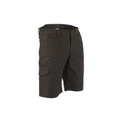 BERMUDY myśliwskie 100. Brązowe szorty męskie SOLOGNAC. Za 49.99 zł.