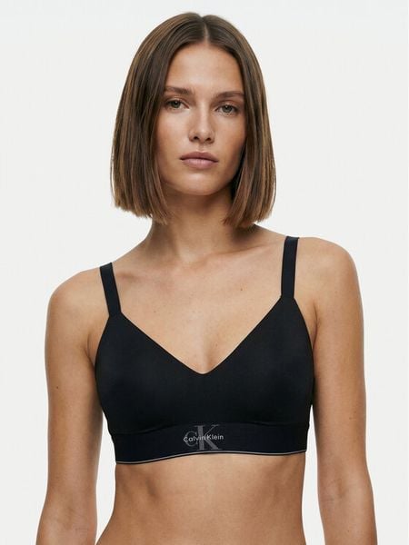 Calvin Klein Underwear Biustonosz top LV00QF8877 Czarny. Czarne biustonosze Calvin Klein Underwear, bez wzorów, z syntetyku. Za 152.99 zł.