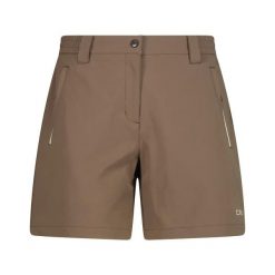 Damskie spodenki turystyczne CMP Unlimitech Stretch. Brązowe szorty damskie CMP, xl, bez wzorów, ze skóry. Za 253.00 zł.