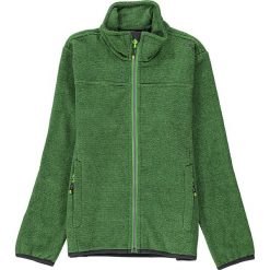 Kurtka polarowa w kolorze zielonym. Zielone bluzy dla chłopców CMP Kids, bez wzorów, z dzianiny, bez ramiączek, bez kaptura. W wyprzedaży za 82.95 zł.