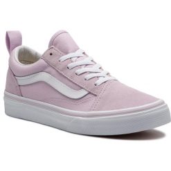 Tenisówki VANS - Old Skool Elastic VN0A3QPGUJM1 Lavender Fog/True White. Trampki i tenisówki dziewczęce marki Vans. W wyprzedaży za 169.00 zł.