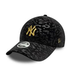 Damska czapka z daszkiem New Era 9forty Leo. Czarne czapki i kapelusze damskie New Era, bez wzorów, z materiału, eleganckie. Za 197.00 zł.