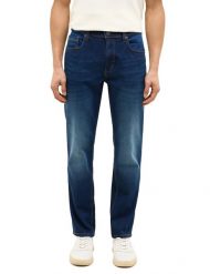 Męskie Spodnie Jeansowe Mustang Style Washington Straight Denim Blue 1016335 5000 802. Niebieskie spodnie materiałowe męskie Mustang, l, bez wzorów, z denimu. Za 219.99 zł.