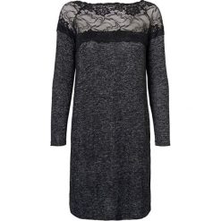 Vero Moda Damska sukienka Cima Lace Ls Dress Dark Grey Melange W. Black Lace (rozmiar M). Czarne sukienki damskie Vero Moda, m, bez wzorów, bez kołnierzyka, bez ramiączek. W wyprzedaży za 66.00 zł.