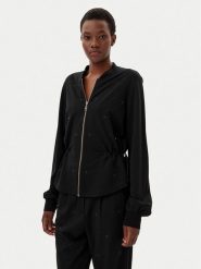 Liu Jo Sport Bluza TA5190 J5942 Czarny Regular Fit. Czarne bluzy damskie Liu Jo Sport, xs, bez wzorów, z syntetyku, bez kaptura. Za 529.99 zł.