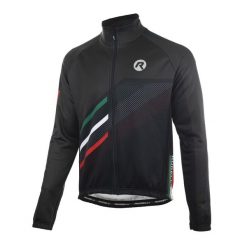 Zimowa kurtka rowerowa męska Rogelli Team 2.0. Czarne buty sportowe męskie Rogelli, na zimę, l, bez wzorów, sportowe, bez kaptura. W wyprzedaży za 421.00 zł.