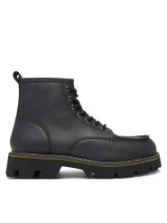 Blauer Kozaki F4RUSK03/LEP Czarny. Czarne kozaki męskie Blauer, z nubiku. Za 539.99 zł.