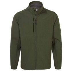Męska Kurtka Soft Shell Expert Basecamp. Zielone kurtki męskie Craghoppers, m, bez wzorów, z softshellu, trekkingowe. Za 239.99 zł.