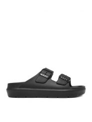 Roxy Klapki CEOWB-835120 Czarny. Czarne klapki damskie Roxy, bez wzorów, z syntetyku, bez obcasa. Za 99.99 zł.