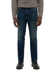 Męskie Spodnie jeansowe Mustang Style Tramper Straight Denim Blue 1016812 5000 903. Niebieskie spodnie materiałowe męskie Mustang, l, bez wzorów, z denimu. Za 219.99 zł.