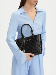 Nine West Torebka CEO-Essex Light-LDA8698A Czarny. Czarne torebki do ręki damskie Nine West, bez wzorów, ze skóry, bez dodatków. Za 249.99 zł.