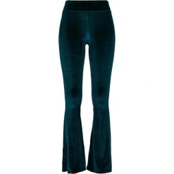 Legginsy Damskie Velvet Z Wysoką Talią Bootcut. Niebieskie legginsy damskie Urban Classics, xl, bez wzorów, trekkingowe. Za 95.99 zł.