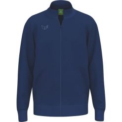 Kurtka treningowa Erima Premia w kolorze niebieskim. Niebieskie bluzy damskie Erima, m, bez wzorów, z materiału, bez kaptura. Za 349.90 zł.