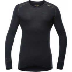 Devold Koszulka Termoaktywna Z Długim Rękawem Wool Mesh Man Shirt Black M. Czarne koszulki sportowe męskie marki Devold, z meshu, z długim rękawem. Za 295.00 zł.