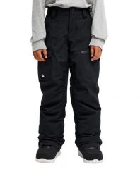 Spodnie śniegowe techniczne dla Chłopcy UTILITY 20K Czarny. Czarne spodnie materiałowe dla chłopców Quiksilver, bez wzorów, z materiału. Za 599.99 zł.