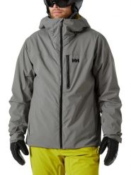 Kurtka Narciarska Męska Helly Hansen Swift 3In1. Szare kurtki męskie Helly Hansen, na zimę, m, bez wzorów, z materiału, biznesowe, bez kaptura. Za 1,279.20 zł.